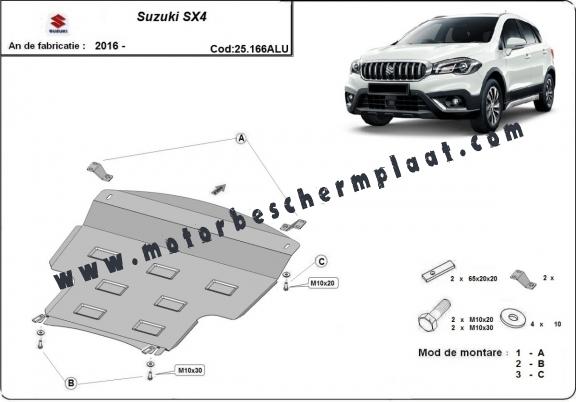 Motor, Versnellingsbak   aluminium Beschermplaat voor Suzuki SX4 