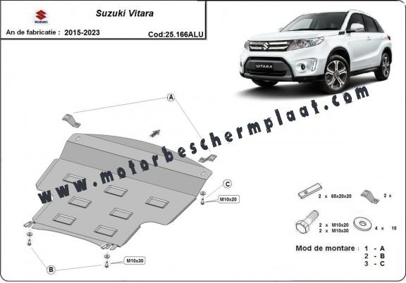 Motor, Versnellingsbak   aluminium Beschermplaat voor Suzuki Vitara