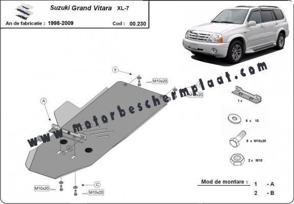 Versnellingsbak Beschermplaat voor Suzuki Grand Vitara XL-7 