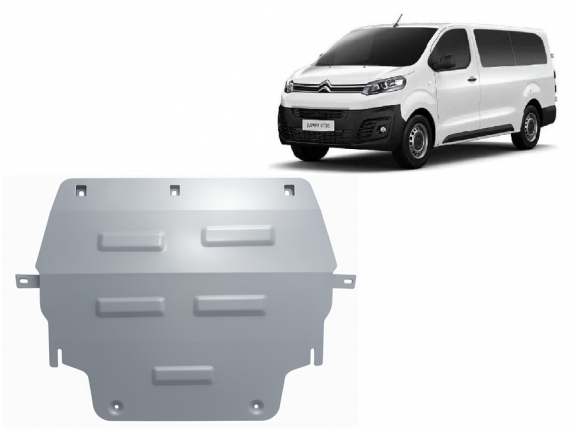 Motor en Versnellingsbak Beschermplaat voor Citroen Jumpy - Aluminium