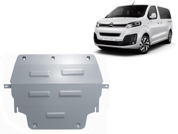 Motor en Versnellingsbak Beschermplaat voor Citroen Spacetourer - Aluminium