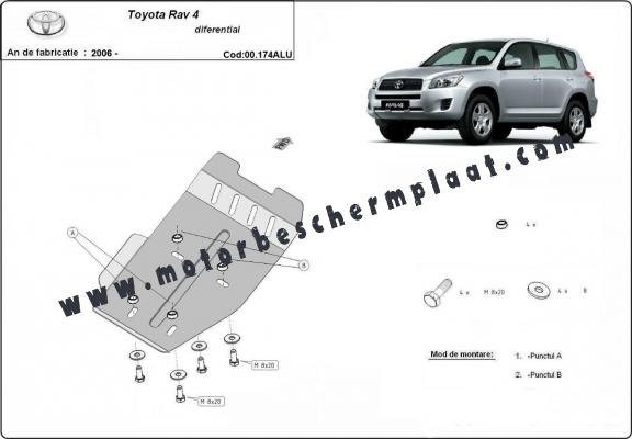 Aluminium Differentieel Beschermplaat voor Toyota Rav4