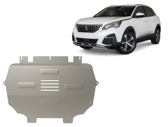 Motor en Versnellingsbak Beschermplaat voor Peugeot 3008 - Aluminium