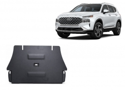 Katalysator/cat lock Beschermplaat voor Hyundai Sante Fe