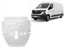 Motor en Versnellingsbak Beschermplaat voor Renault Master - Aluminium