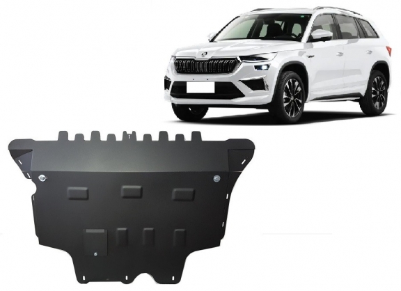 Motor, Versnellingsbak en Radiator Beschermplaat voor Skoda Kodiaq