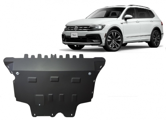 Motor, Versnellingsbak en Radiator Beschermplaat voor VW Tiguan