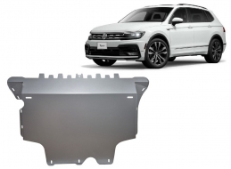 AluminiumMotor, Versnellingsbak en Radiator Beschermplaat voor VW Tiguan