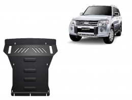 Motor en Radiator Beschermplaat voor Mitsubishi Pajero 4 (V80, V90)