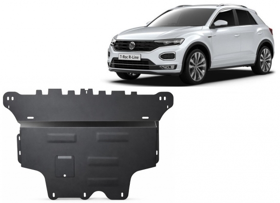 Motor, Versnellingsbak en Radiator Beschermplaat voor Volkswagen T-Roc - automatische versnellingsbak