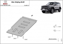 Versnellingsbak Beschermplaat voor Baic Beijing BJ40