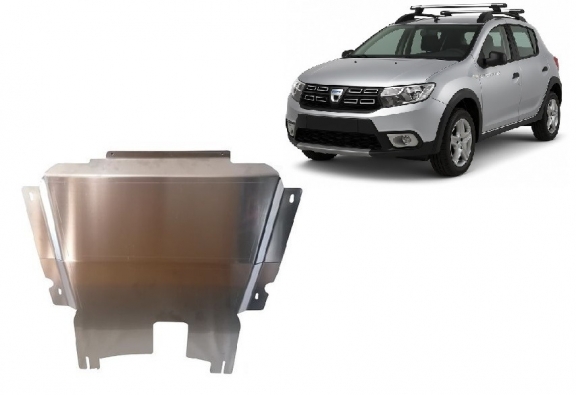 Aluminium Motor, Versnellingsbak en Radiator Beschermplaat voor Dacia SanderoStepway