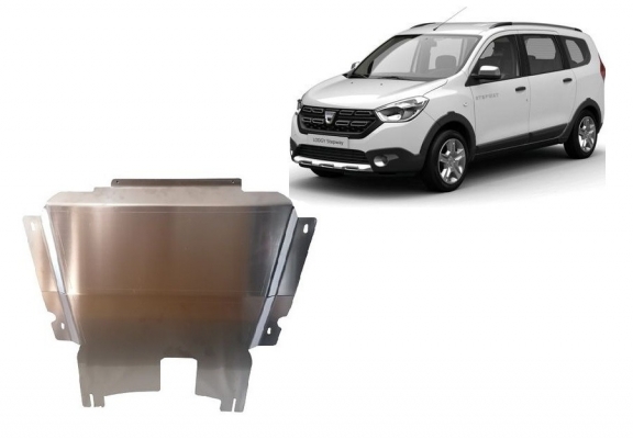 Aluminium Motor, Versnellingsbak en Radiator Beschermplaat voor Dacia Lodgy Stepway