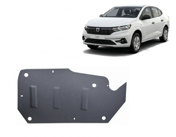 Brandstoftank Beschermplaat voor Dacia Logan