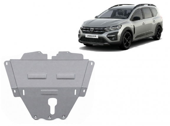 Aluminium Motor, Versnellingsbak en Radiator Beschermplaat voor Dacia Jogger