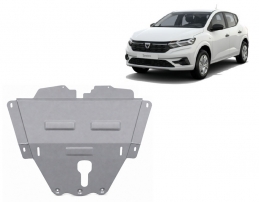 Aluminium Motor, Versnellingsbak en Radiator Beschermplaat voor Dacia Sandero