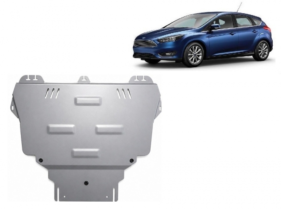 Motor en Versnellingsbak Beschermplaat voor Ford Focus - Aluminium