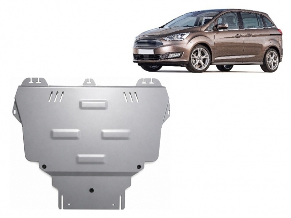 Motor en Versnellingsbak Beschermplaat voor Ford C-max - Aluminium