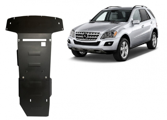 Motor, Versnellingsbak en Radiator Beschermplaat voor Mercedes ML W164