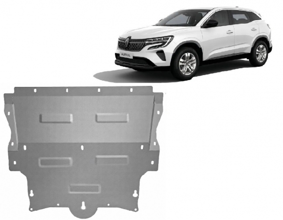 Motor en Versnellingsbak Beschermplaat voor Renault Austral - Aluminium