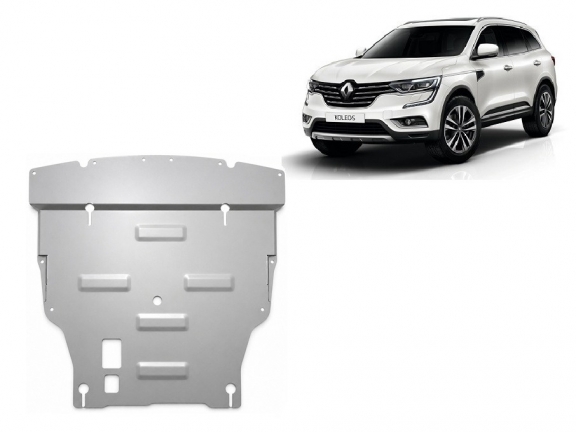 Motor en Versnellingsbak Beschermplaat voor Renault Koleos - Aluminium