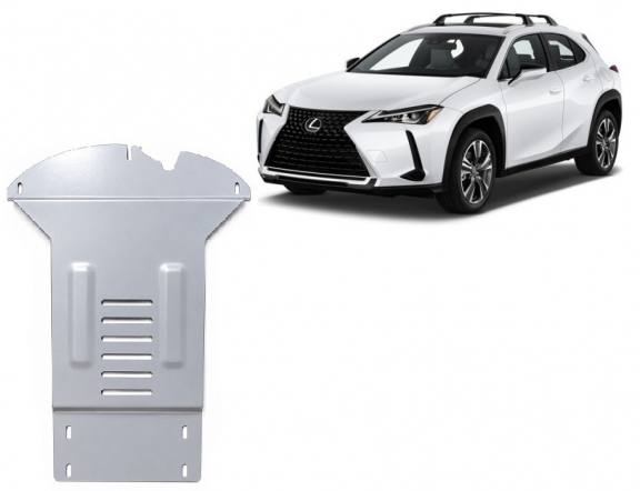 Aluminium katalysatorbeschermer / kat-slot voor Lexus UX