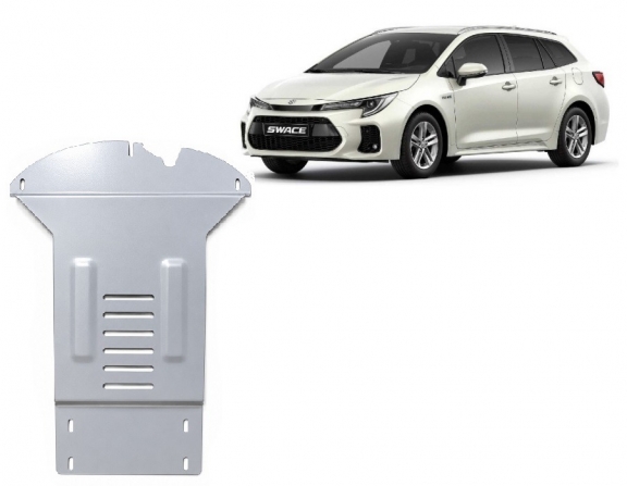 Aluminium katalysatorbeschermer / kat-slot voor Suzuki Swace