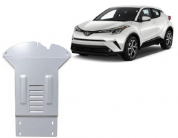 Aluminium katalysatorbeschermer / kat-slot voor Toyota C-HR