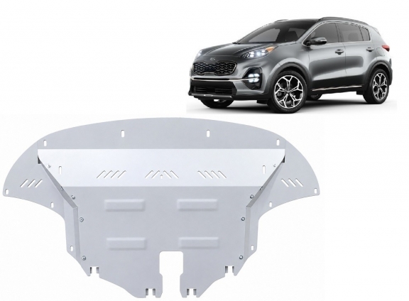 Aluminium Motor Beschermplaat voor Kia Sportage