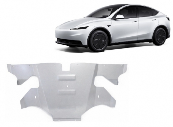 Achterste aluminium bescherming voor elektrische motor – Tesla Model Y