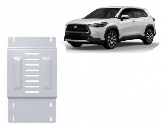 Aluminium katalysatorbeschermer / kat-slot voor Toyota Corolla Cross