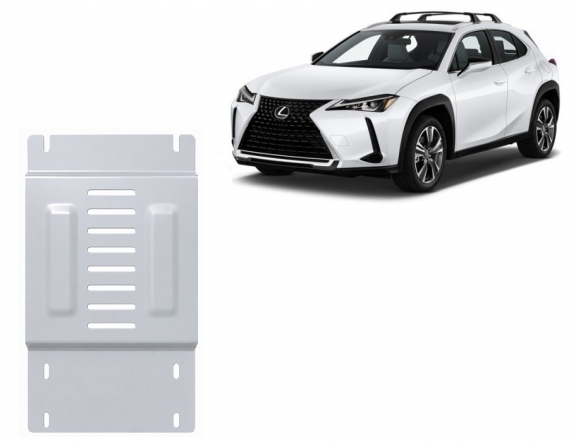 Aluminium katalysatorbeschermer / kat-slot voor Lexus UX