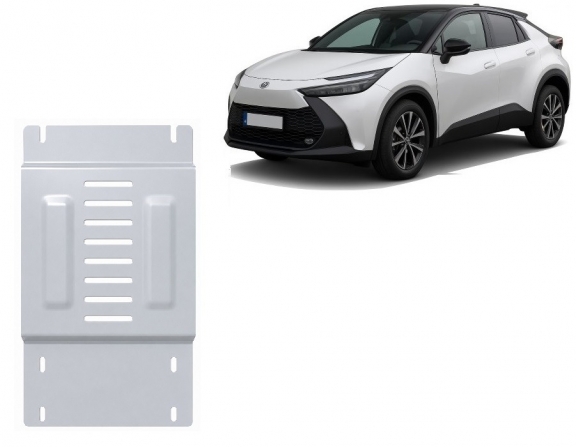 Aluminium katalysatorbeschermer / kat-slot voor Toyota C-HR