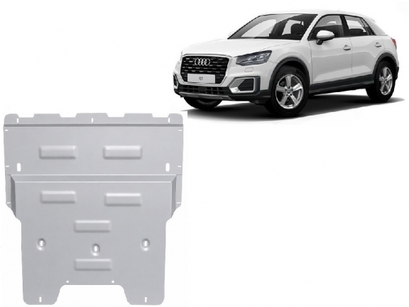 Aluminium Motor Beschermplaat voor Audi Q2