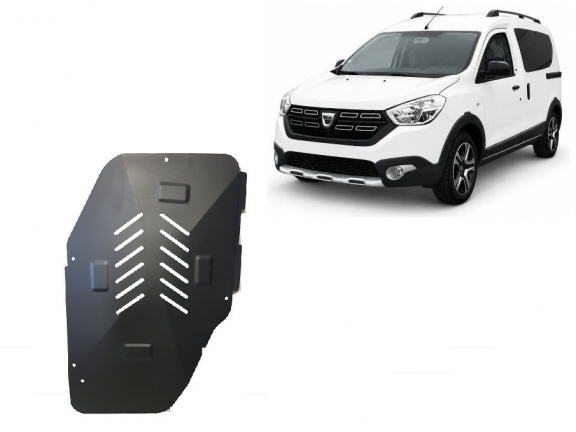 Brandstoftank Beschermplaat voor Dacia Dokker Stepway