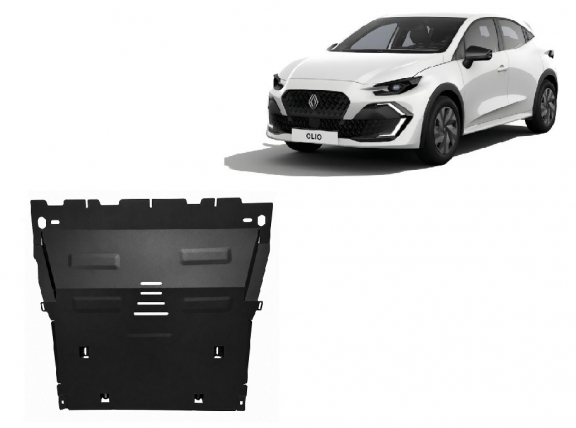 Motor en Versnellingsbak Beschermplaat voor Renault Clio 6