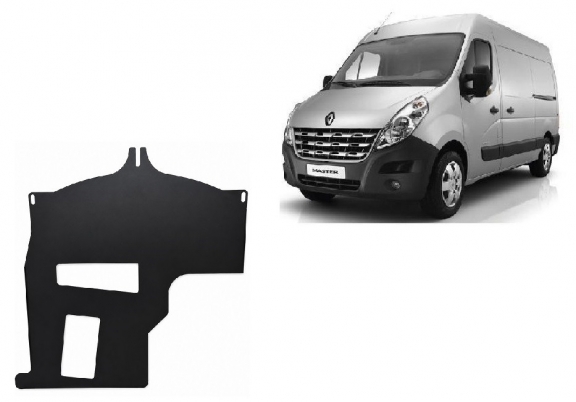 Katalysator/cat lock Beschermplaat voor Renault Master