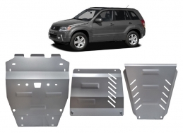 Motor Beschermplaat voor Suzuki Grand Vitara - promotie pakket aluminium