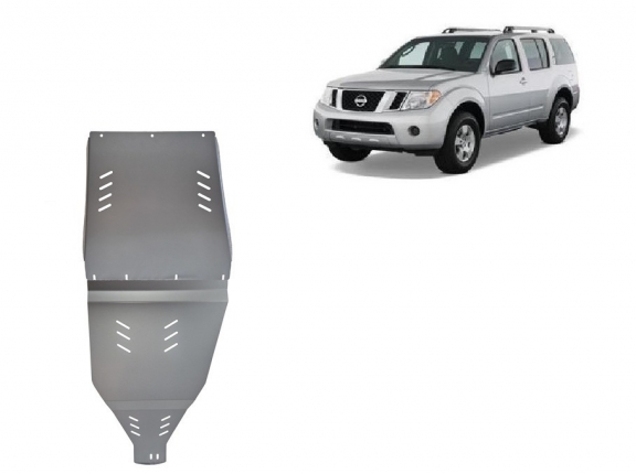 Versnellingsbak aluminium  Beschermplaat voor Nissan Pathfinder