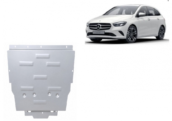 Motor, Versnellingsbak en Radiator Beschermplaat voor Mercedes B-Classe