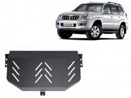 Brandstoftank Beschermplaat voor Toyota Land Cruiser J120 - alleen voor 3-deurs model 