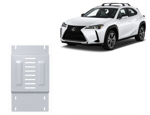 Aluminium katalysatorbeschermer / kat-slot voor Lexus UX