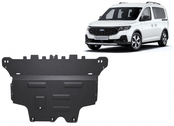 Motor, Versnellingsbak en Radiator Beschermplaat voor Ford Tourneo Connect 
