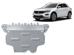 Aluminium Motor, Versnellingsbak en Radiator Beschermplaat voor Volkswagen T-Roc