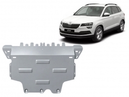 Aluminium Motor, Versnellingsbak en Radiator Beschermplaat voor Skoda Karoq