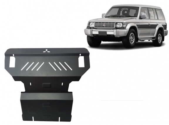 Motor en Radiator Beschermplaat voor Mitsubishi Pajero 2 