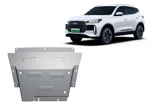 Motor, Versnellingsbak en Radiator  aluminium Beschermplaat voor Chery Tiggo 4