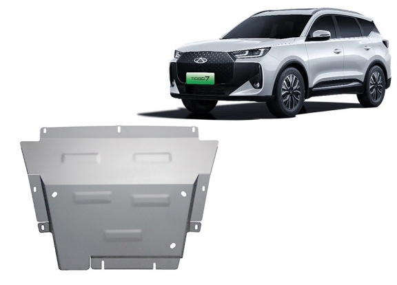 Motor, Versnellingsbak en Radiator  aluminium Beschermplaat voor Chery Tiggo 7