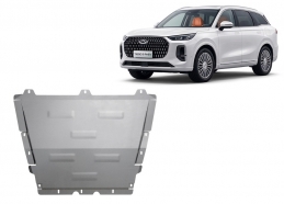 Motor, Versnellingsbak en Radiator  aluminium Beschermplaat voor Chery Tiggo 9