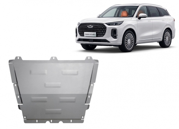 Motor, Versnellingsbak en Radiator  aluminium Beschermplaat voor Chery Tiggo 9